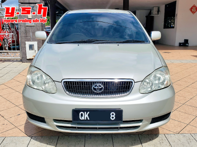 BODY PRICE . TOYOTA COROLLA ALTIS 1.6E AUTO 2001