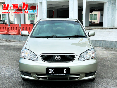 BODY PRICE . TOYOTA COROLLA ALTIS 1.6E AUTO 2002